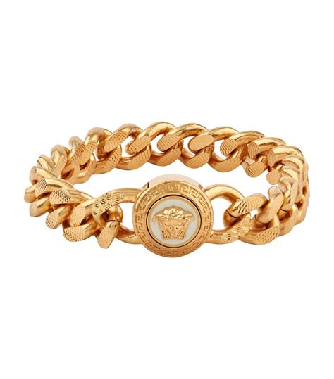 versace gold chain bracelet